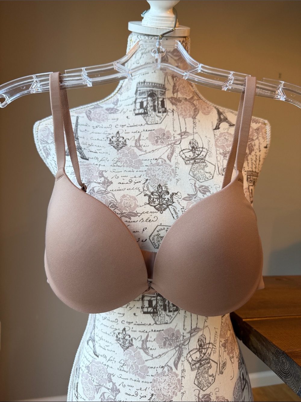 Skims Push Up Padded Nude Bra